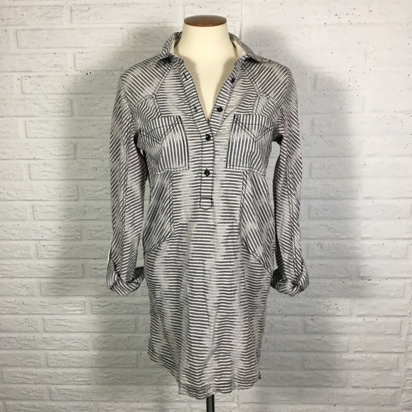 BDG Urban Outfitters Half Button Down Shirt Dress - Picture 1 of 7